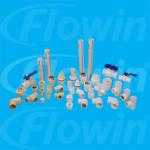 Flowin legacy product assortment with pipes and fittings